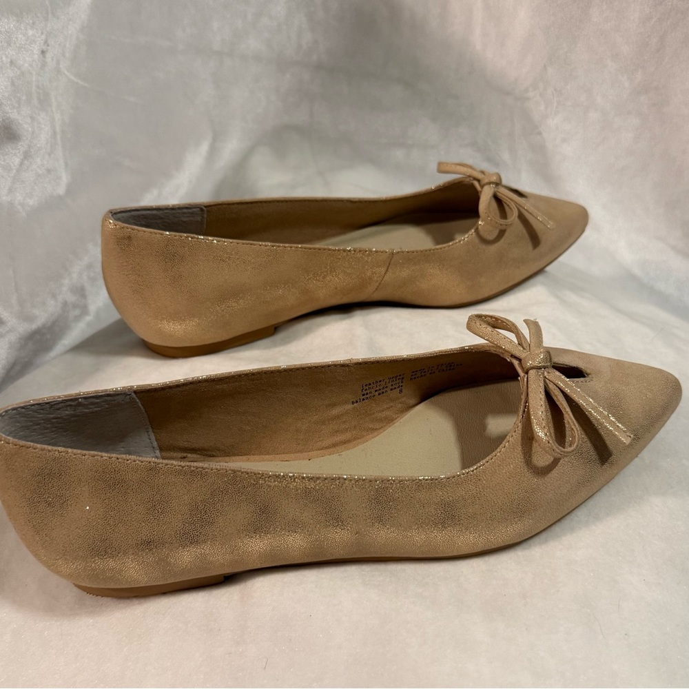 Seychelles Gold/Tan Bow Flats